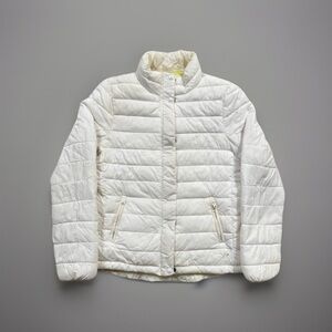 American Eagle Outfitters Cream Puffer Jacket